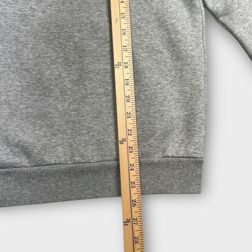 PUMA Essentials No 1 Logo Hoodie Mens S Gray Pullover Athletic Streetwear Sporty - Picture 11 of 13